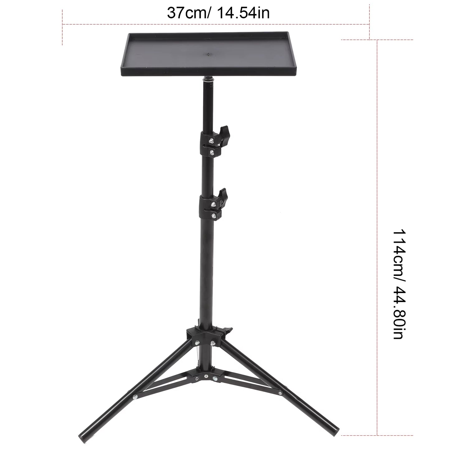 Adjustable Universal Projector Tripod Stand Height Tabletop Floor Projector Stand Bracket Camera Laptop Platform Outdoor Holder