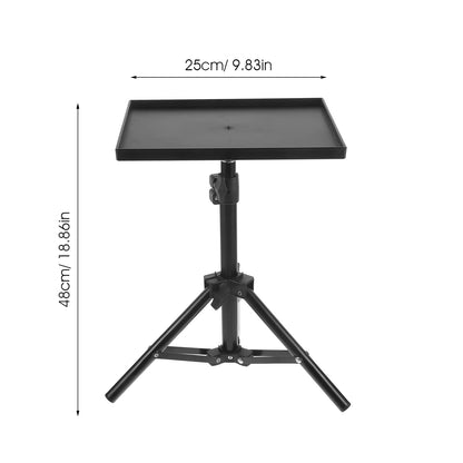 Adjustable Universal Projector Tripod Stand Height Tabletop Floor Projector Stand Bracket Camera Laptop Platform Outdoor Holder
