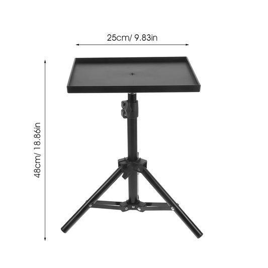 Adjustable Universal Projector Tripod Stand Height Tabletop Floor Projector Stand Bracket Camera Laptop Platform Outdoor Holder