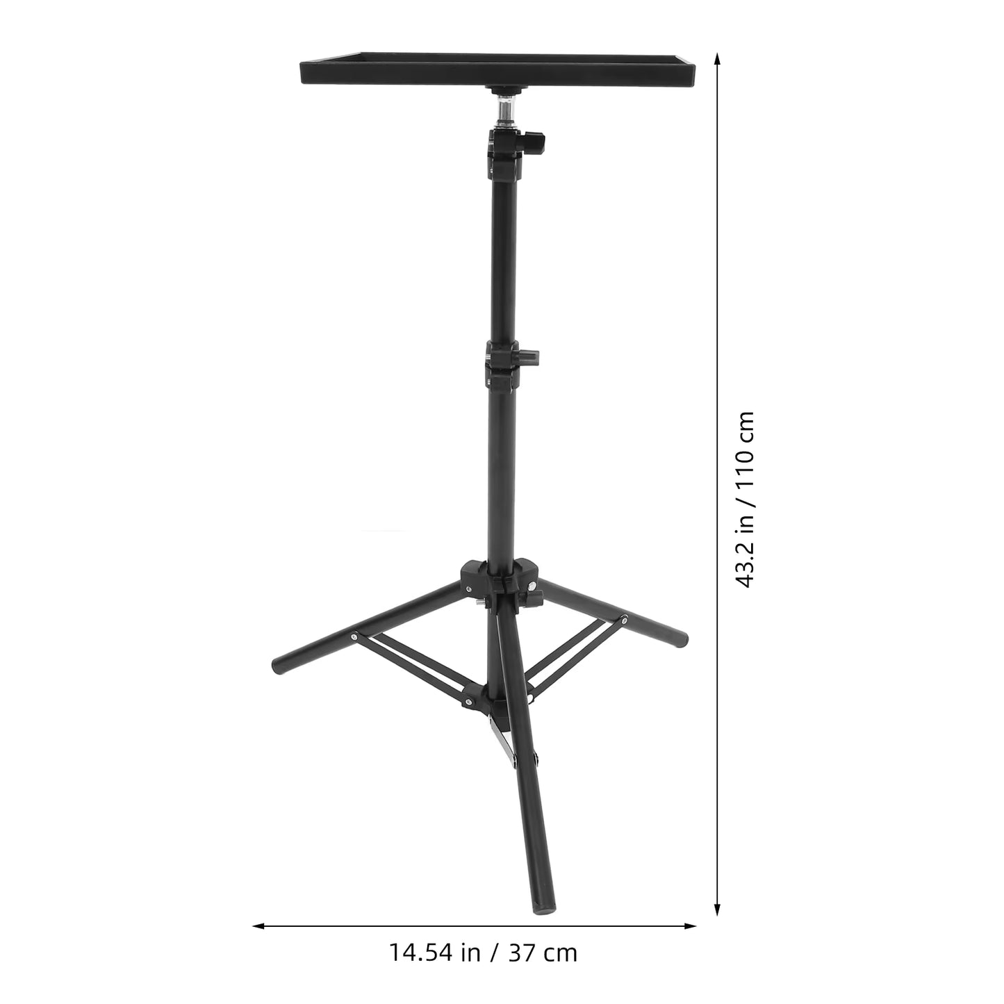 Adjustable Universal Projector Tripod Stand Height Tabletop Floor Projector Stand Bracket Camera Laptop Platform Outdoor Holder
