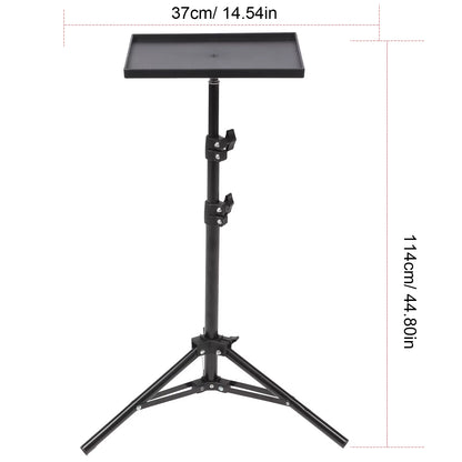 Adjustable Universal Projector Tripod Stand Height Tabletop Floor Projector Stand Bracket Camera Laptop Platform Outdoor Holder