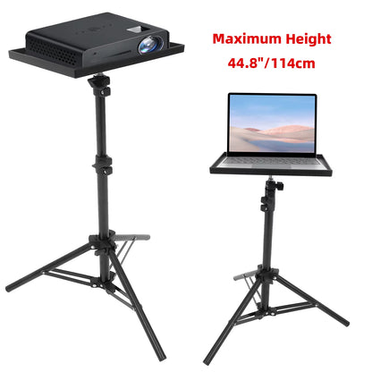 Adjustable Universal Projector Tripod Stand Height Tabletop Floor Projector Stand Bracket Camera Laptop Platform Outdoor Holder